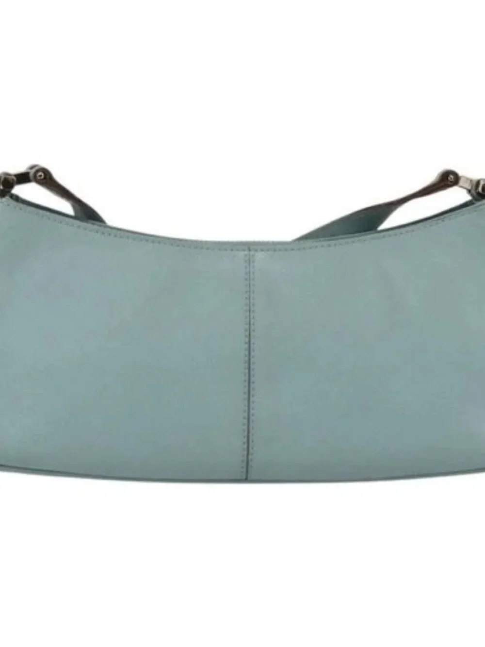 GUCCI Micro GG Canvas Shoulder Bag Leather Light Blue Gold 001 5155 Auth 173651 - Picture 3 of 16